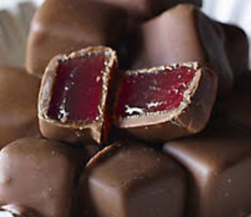 Picture of Choc Turkish Delight in 1kg bag
